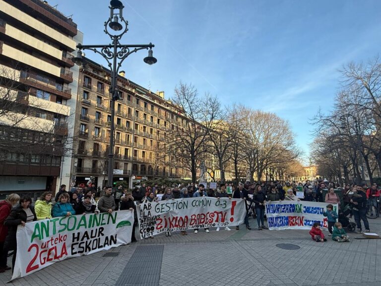 Reclamamos una gestión común del ciclo 0-3 en Nafarroa
