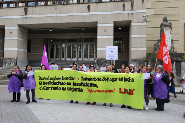 LAB considera urgente el convenio para las trabajadoras de hogar