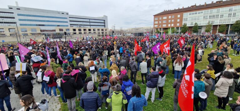 Los sindicatos convocantes destacan el amplio seguimiento de las huelgas del profesorado de la enseñanza pública vasca al término del ciclo de huelga de enero y febrero