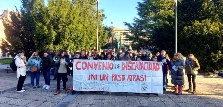 Convocadas tres jornadas de huelga en el sector de discapacidad de Nafarroa