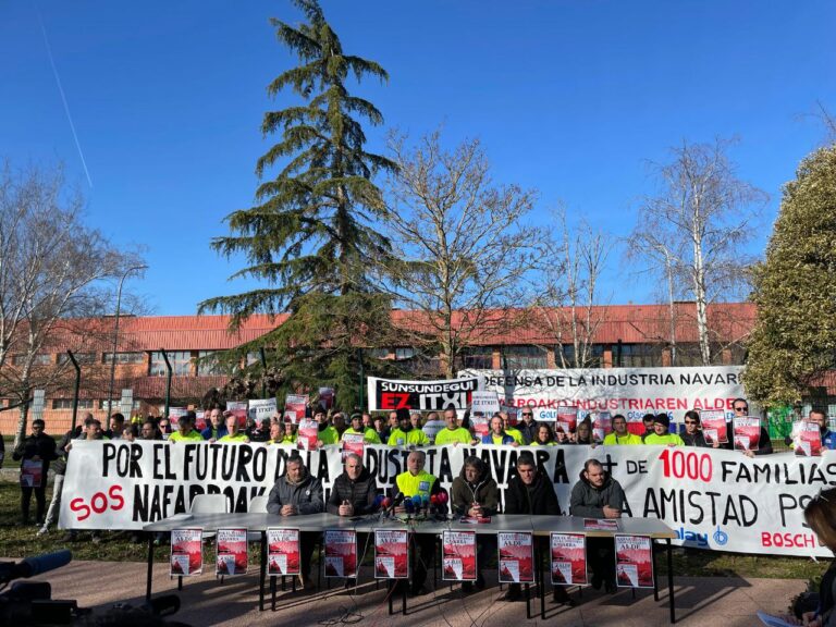 Siete comités de empresa de Nafarroa llaman a la movilización por el futuro de la industria
