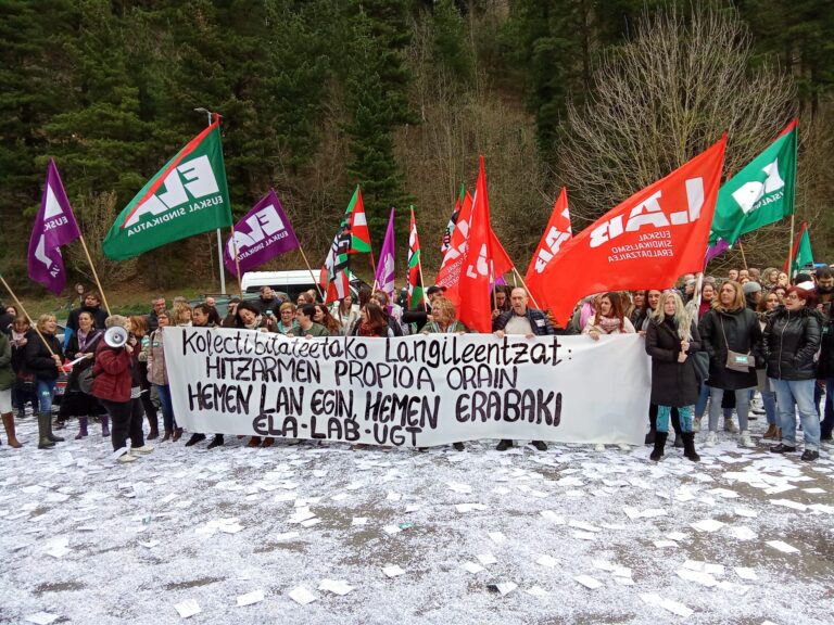 LAB, ELA y UGT exigimos a todas las empresas del sector que se sienten de una vez para negociar el convenio de colectividades de la CAV