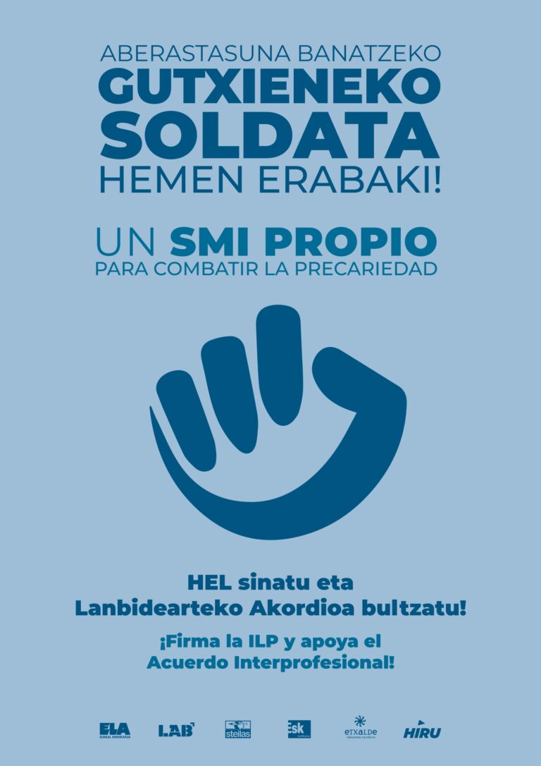 La mayoría sindical se movilizará ante la arrogante y explotadora posición de Confebask