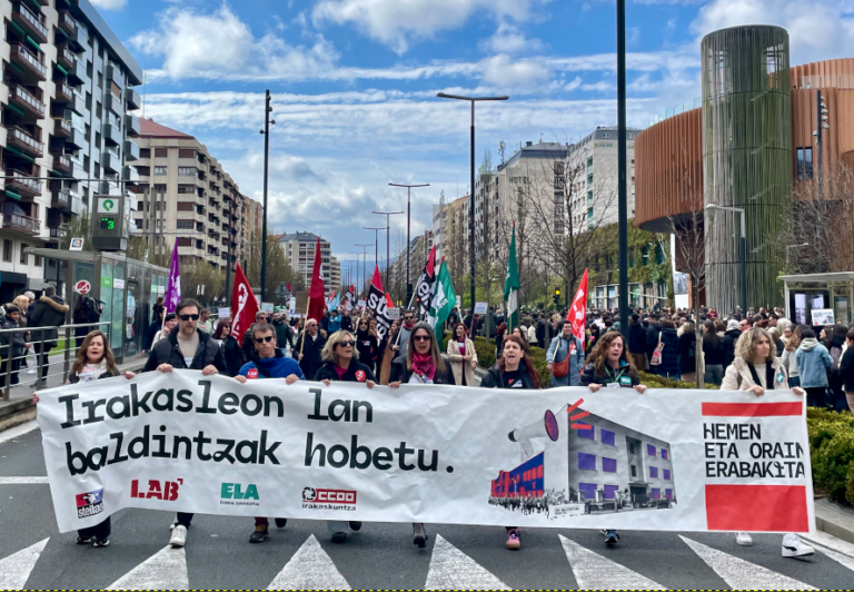 El profesorado de la enseñanza pública vasca llega al final de las dinámicas de huelga de la segunda fase