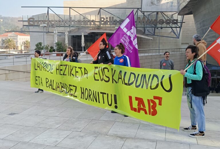 LAB reclama euskaldunizar la formación profesional de la CAV y dotarla de recursos