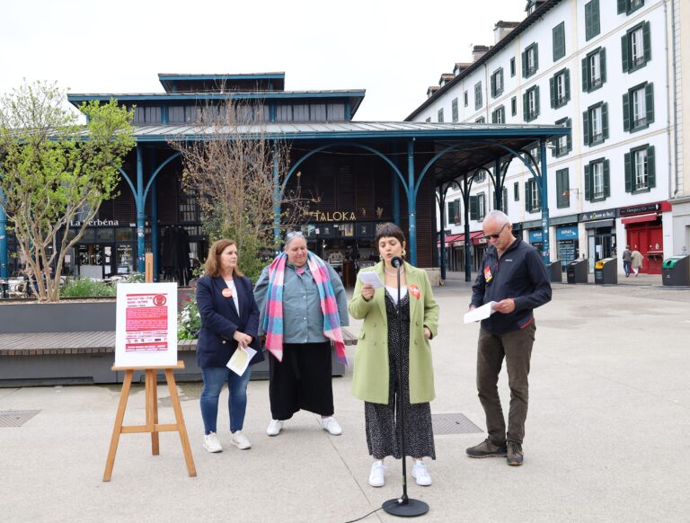 Maiatzaren Lehen bateratuan Baiona klase elkartasunez eta borrokaz betetzera dei egin dugu