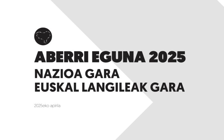 “Nazioa gara. Euskal langileak gara”, Aberri Eguneko adierazpena