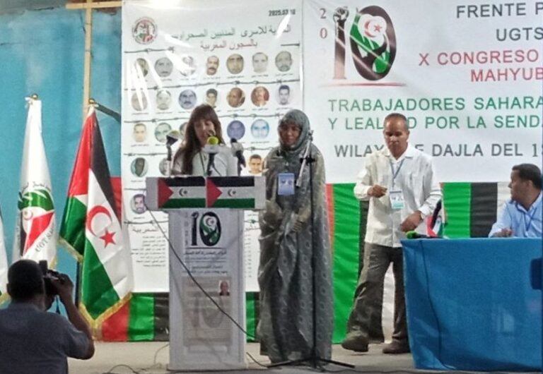 LAB participa en el X congreso del sindicato saharaui UGTSARIO: solidaridad sindical comprometida con la lucha por la autodeterminación