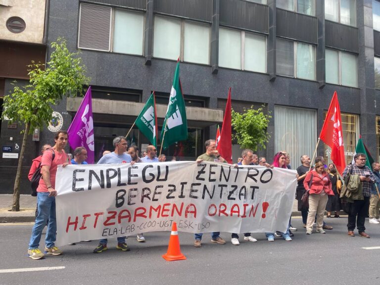 LABek patronalen arduragabekeria salatu nahi du, berriz ere, Enplegu Zentro Berezien EAEko lehen lan hitzarmena lortzeko mahaiari uko egin diotelako