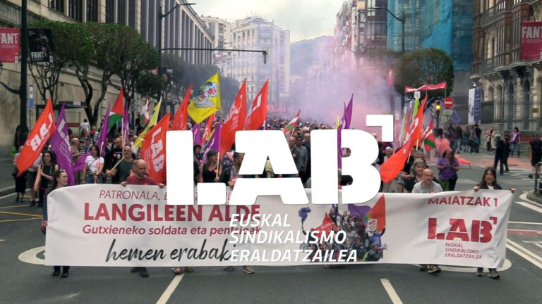 LAB reclama salarios y pensiones mínimas propias como pasos hacia la soberanía y la justicia social