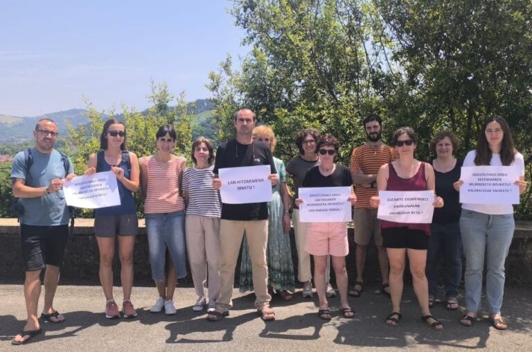 LABek EAEko gizarte ekimeneko ikastxeetako Kristau Eskola eta AICE-IZEA patronalei greba bukaerako akordioa betetzea exijitzen die