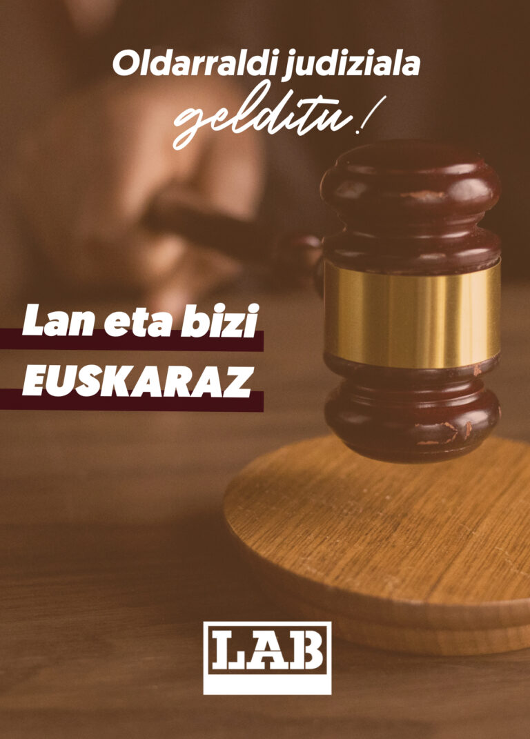 LABek onartezintzat jotzen du EAJk Gasteizko Parlamentuan aurkeztutako enplegu Publikoaren Legearen erreformarako proposamena