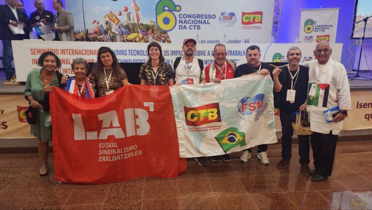 LAB ha participado en el 6º congreso de la CTB en Brasil