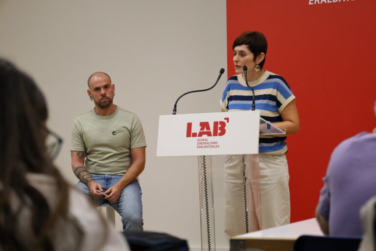 Inboluzioaren aurrean, langileen aldeko politiken premia nabarmendu du LABek: politika birbanatzaileak, feministak eta antirrazistak