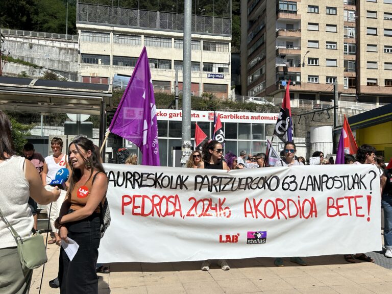 Haurreskolak Partzuergoak 63 lanpostu sortu gabe hasiko du ikasturtea