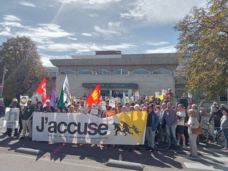 LABen elkartasuna 36 lagunen migrazio ibilbidea segurtatzeagatik epaitu dituzten kideei