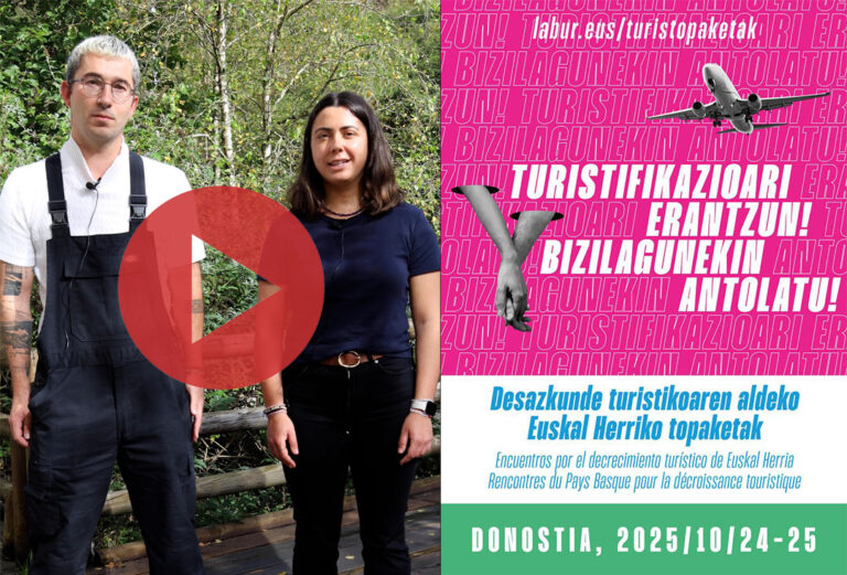 Turistifikazioari aurre egiteko jardunaldiak Donostian