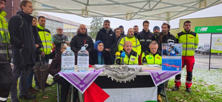 Langile elkartasuna Palestinarekin: CAF eta Salam Gazak elkarlanean, Gazara ur edangarria iristeko