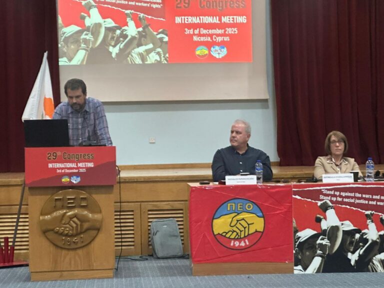 Zipreko PEO zentral sindikalaren kongresuan parte hartu du LABek