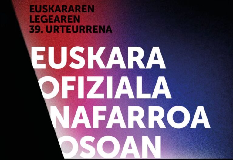 Ya es hora de que el euskera sea lengua oficial en toda Navarra