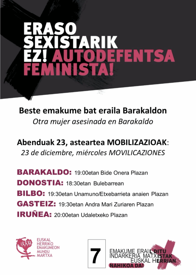 Hilketa matxista Barakaldon