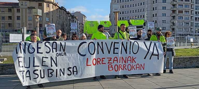 Iruñeko Udalak azpikontratatutako enpresetako lorezainek greba deitu dute datorren asterako