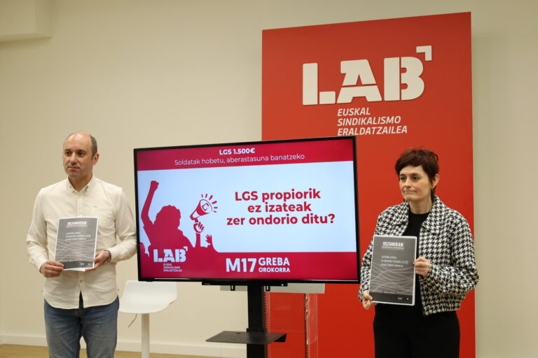 Enpresek 461 milioi euroko mozkinak ateratzen dituzte 1.500 euroz azpiko soldatekin