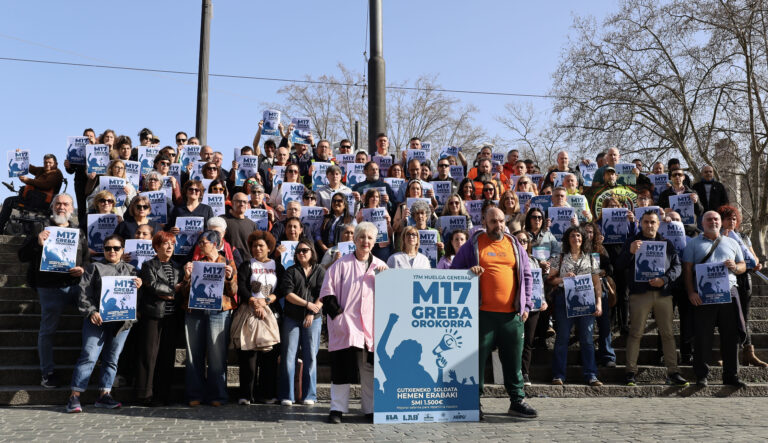 1.700 enpresa batzorde eta langileen ordezkaritza organok bat egin dute greba orokorrarekin, eta martxoaren 17an aktiboki mobilizatzera deitu dute