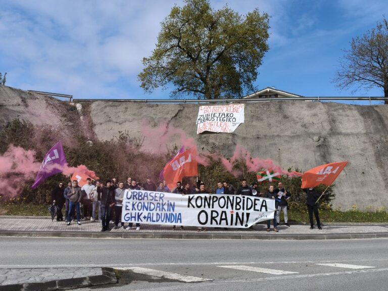 Bigarren greba eguna Zubietako erraustegian