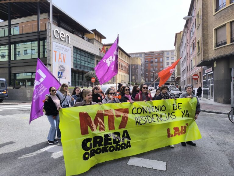 LABek exijitu du Nafarroako zahar egoitzen hitzarmen propioa eta ohartarazi du aurrerapausorik ez badago presioa areagotuko duela