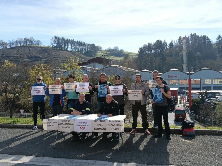 SIDENORen ezkutuko kaleratzerik ez! Lanpostuen defentsan borrokan jarraituko dugu