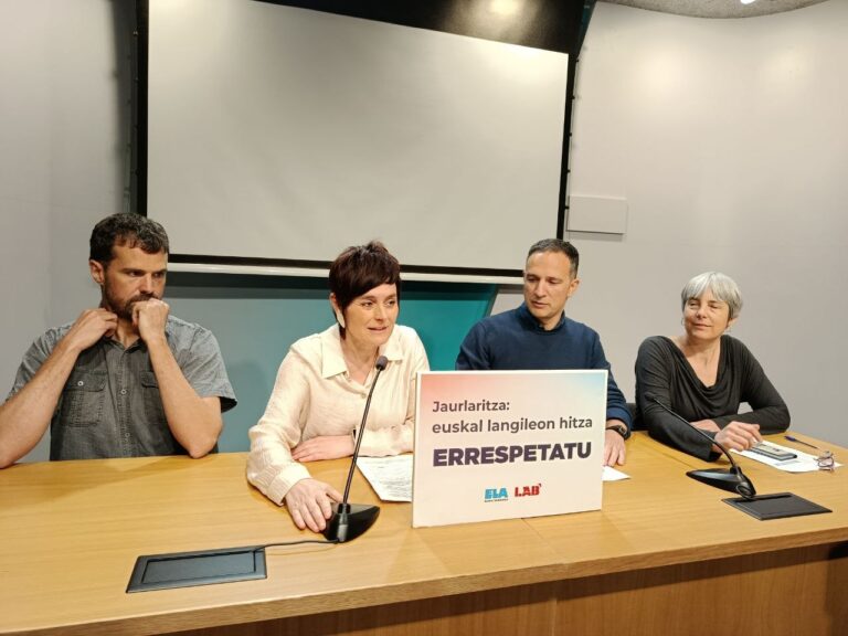 LAB y ELA exigen al Gobierno Vasco que respete las decisiones de la clase trabajadora vasca
