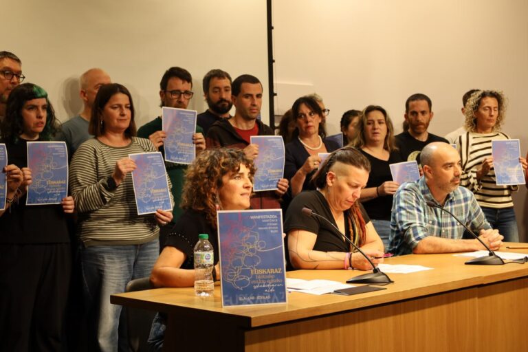 LABek, ELAk eta Steilasek manifestaziora deitu dute “Euskaraz bizitzeko eta lan egiteko eskubidearen alde!” lelopean, maiatzaren 9an