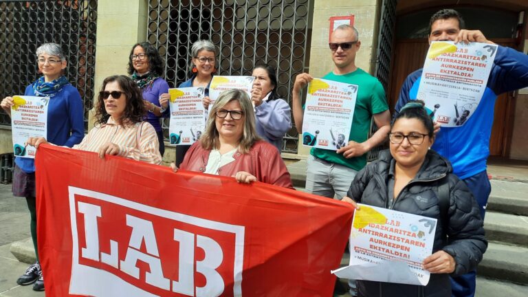 LABek politika publiko propioak exijitzen ditu, Nafarroako erregularizazioa enplegu arloko eskubideak gauzatzeko eta beste askotan aurrera egiteko abiapuntua izan dadin