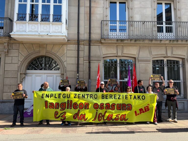 LAB reclama que las mutuas dejen de jugar con la salud de las y los trabajadores de los Centros Especiales de Empleo