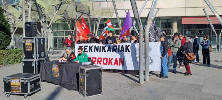 Primera huelga de las y los trabajadores del sector de espectáculos y eventos