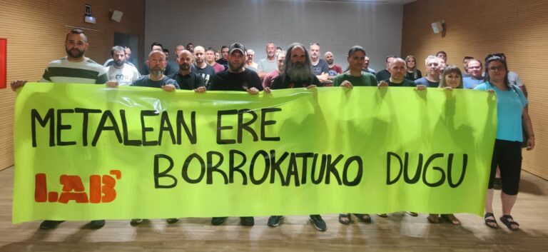 LABek hurrengo Nafarroako metalgintzaren hitzarmenaren alde borrokatzeko konpromisoa berretsi du
