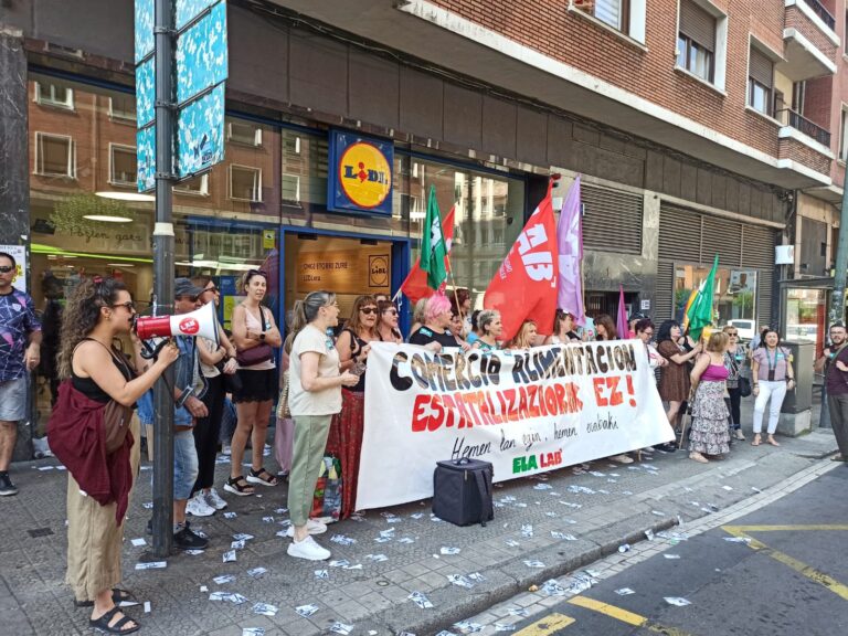 Nos hemos movilizado para defender los convenios propios del comercio de alimentación