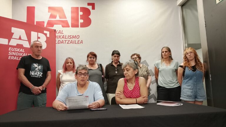 Desde LAB exigimos que se corrija inmediatamente la financiación del salario de las trabajadoras familiares