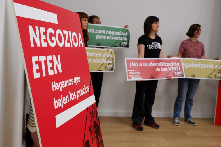 El PNV actúa contra las y los inquilinos y a favor del rentismo, renunciando a las políticas de redistribución y abriendo la puerta a la extrema derecha