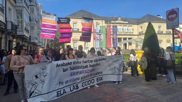 Los sindicatos presentamos una propuesta para desbloquear la negociación de intervención social de Araba ante una patronal que continúa sin dar respuesta a todas las reivindicaciones