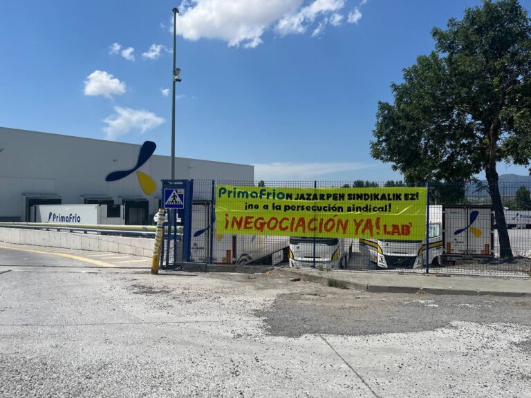Primafrío continúa vulnerando en derecho a la huelga