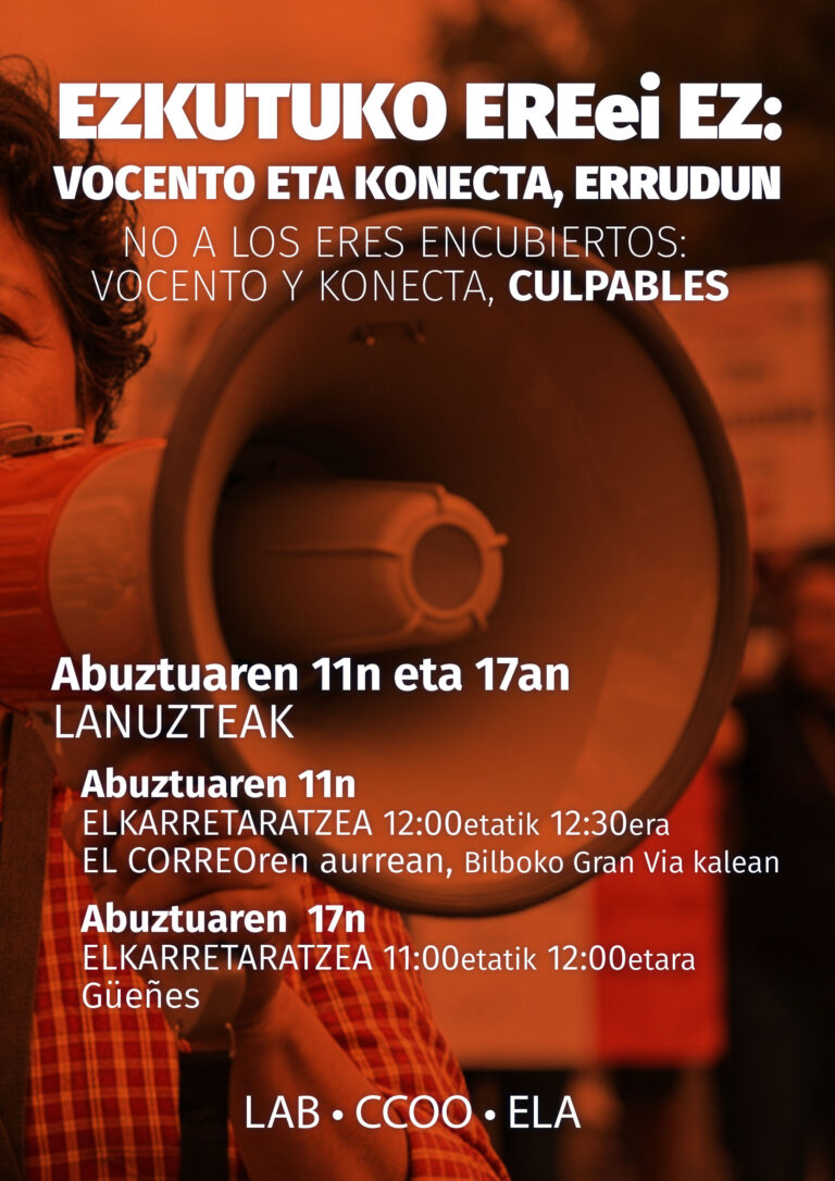 Las trabajadoras de la empresa de telemárketing Konecta BTO realizarán paros los días 11 y 17 de agosto en contra del ERE encubierto