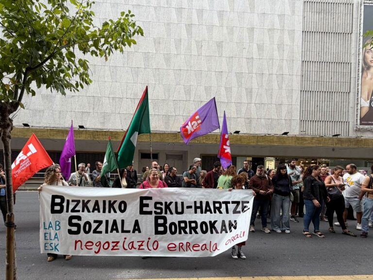 Bizkaiko esku-hartze soziala borrokan: benetako negoziazioaren alde!