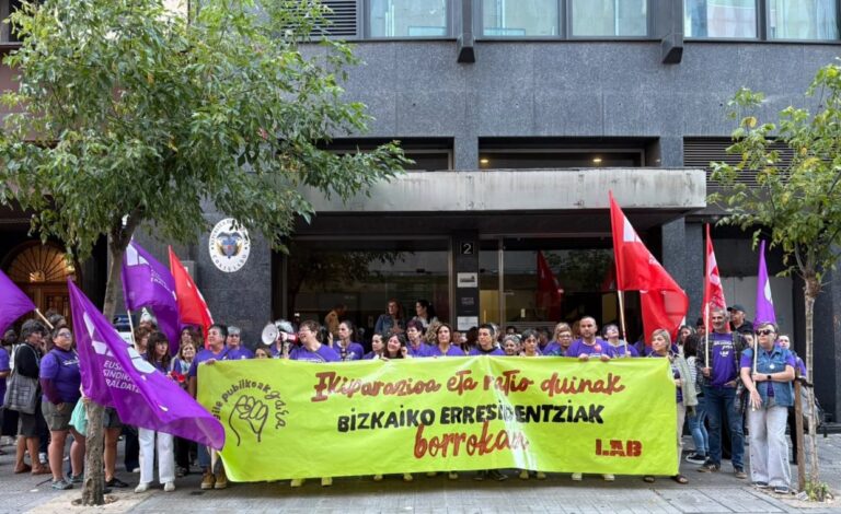 Denunciamos que la negociación del convenio de residencias de Bizkaia se encuentra en riesgo de bloqueo
