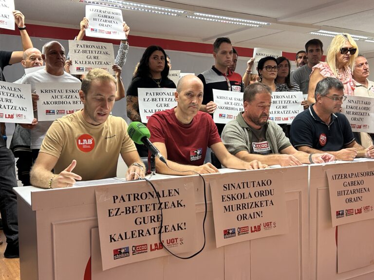 No permitiremos que se despida a trabajadores y trabajadoras porque las patronales no cumplen con los acuerdos