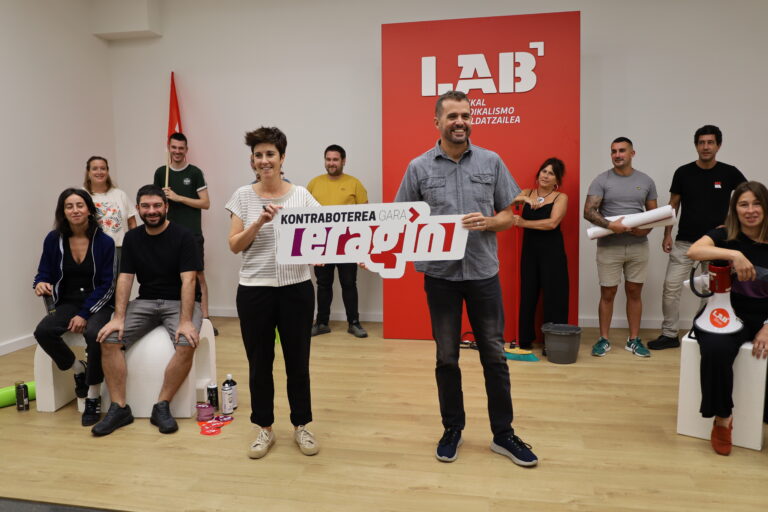 Hauteskunde sindikaletan patronalei eta gobernuei erantzun irmoa emateko deia egin die LABek euskal langileei