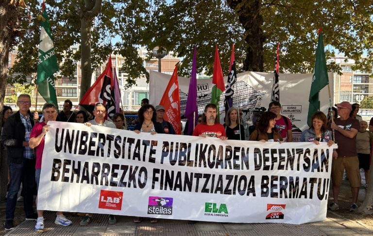 En el inicio del curso 2026-2027, hemos vuelto a poner encima de la mesa la infrafinanciación de la EHU y la defensa de la universidad pública