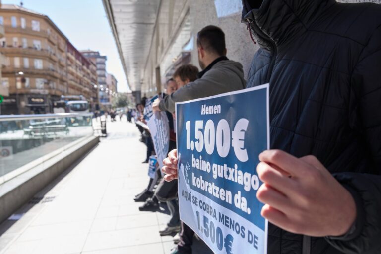 LABek eta ELAk bilera eskatu diogu Maria Txibiteri, Nafarroan 1.500 euroko gutxieneko soldata propioaren alde posizionatu eta ekimen politikoa abian jartzeko