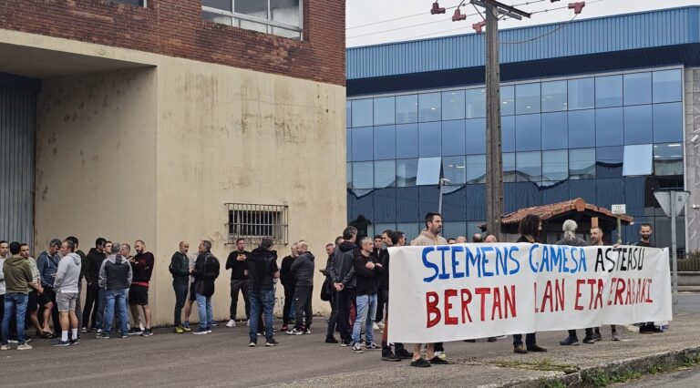 Siemens Gamesaren estatu mailako akordio markoaren aurka egingo dugu, eta Euskal Herriko negoziazio esparruak defendatuko ditugu